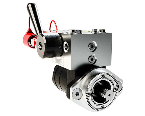Hydraulic Drive Motor with Flow Control Handle