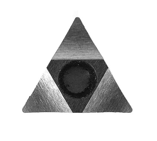 Triangle Single Point Flange Facing Tool Insert