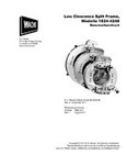 LCSF Low Clearance Split Frame Models 1824-4248 Manual