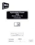 HPU-15 Hydraulic Power Unit User Manual